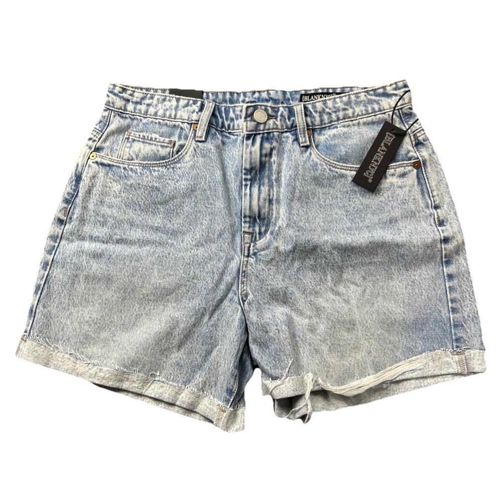 Blank NYC Womens Shorts The Perry 29 Stone Washed Blue